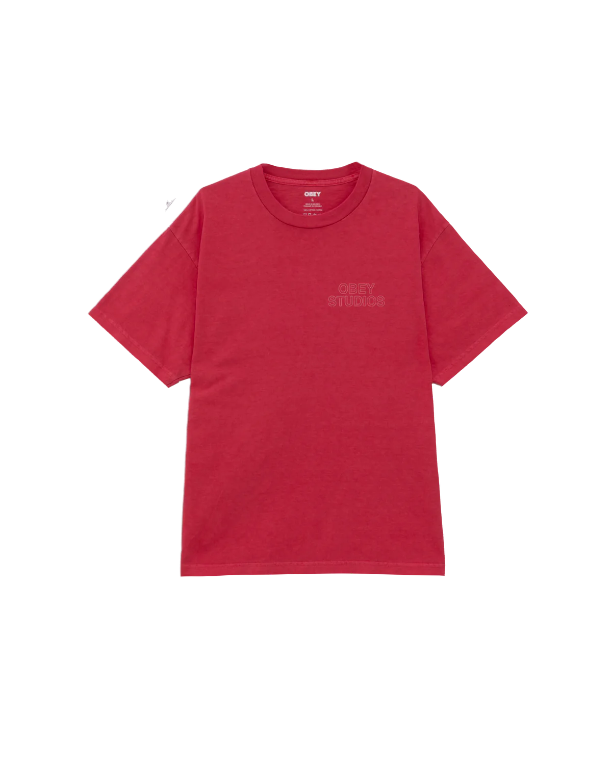 OBEY STUDIOS OUTLINE PIGMENT T-SHIRT