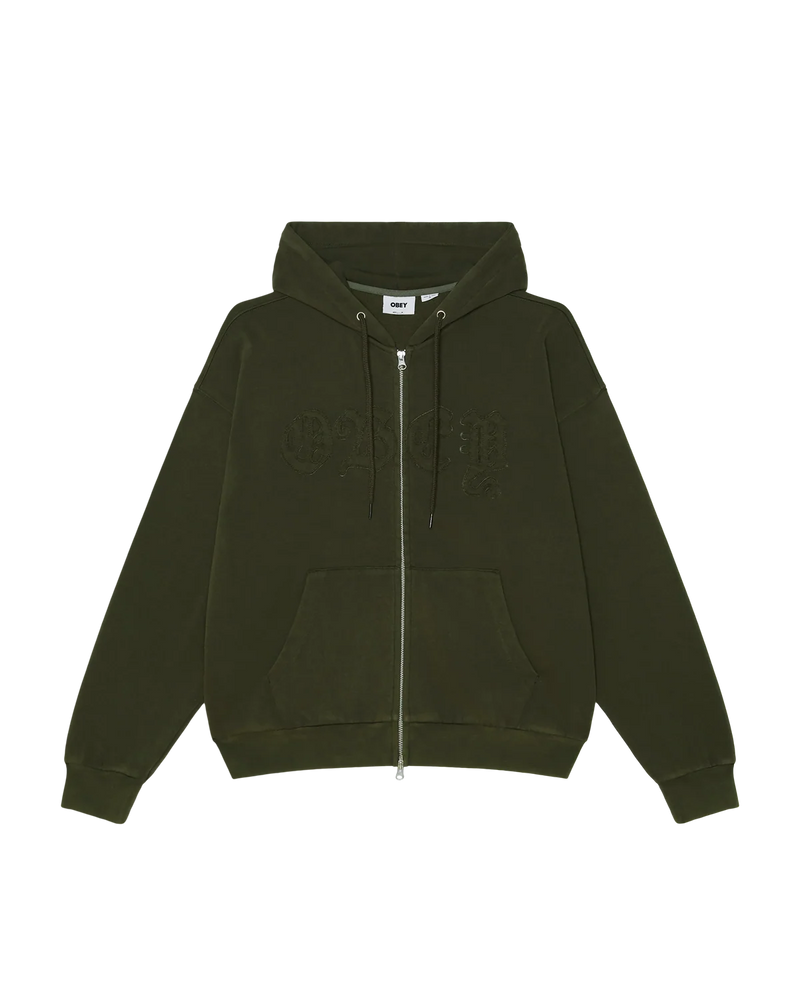 GOTHIC ZIP HOOD