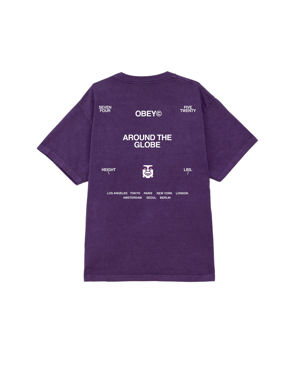 AROUND THE GLOBE PIGMENT T-SHIRT