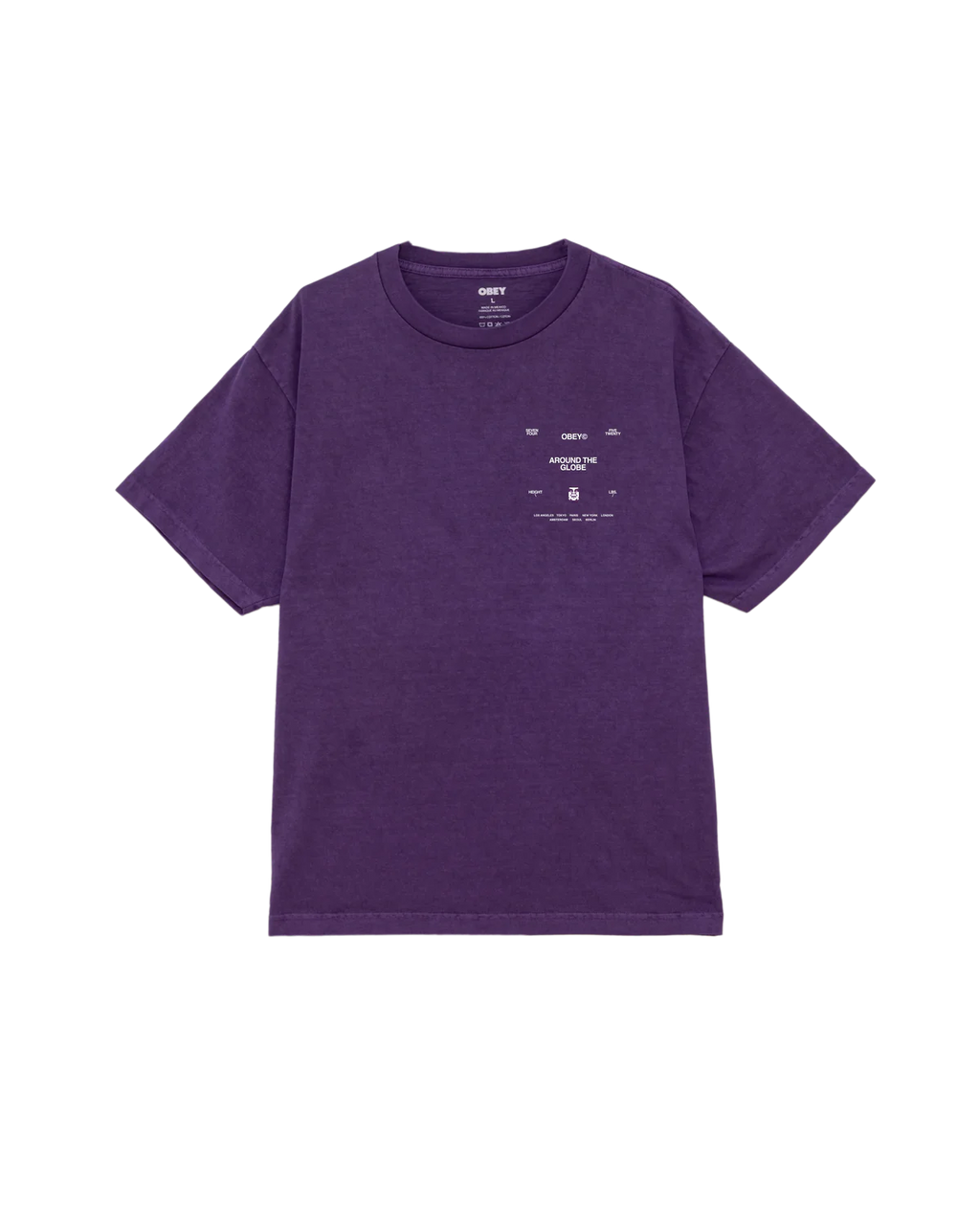AROUND THE GLOBE PIGMENT T-SHIRT