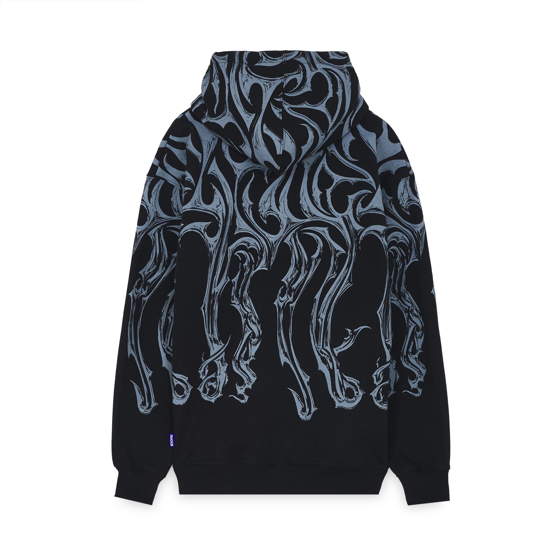 Octopus Tribal Blade Hoodie by Luca Devinu