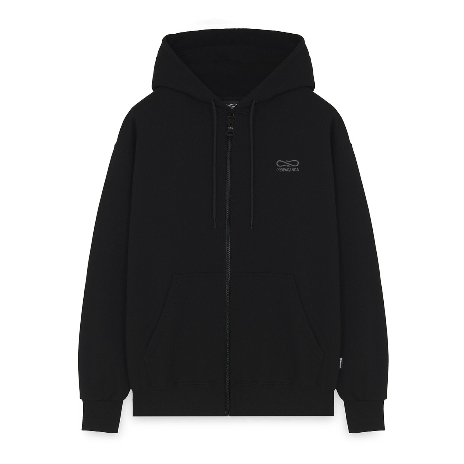 Logo Embroidery Zip Hoodie