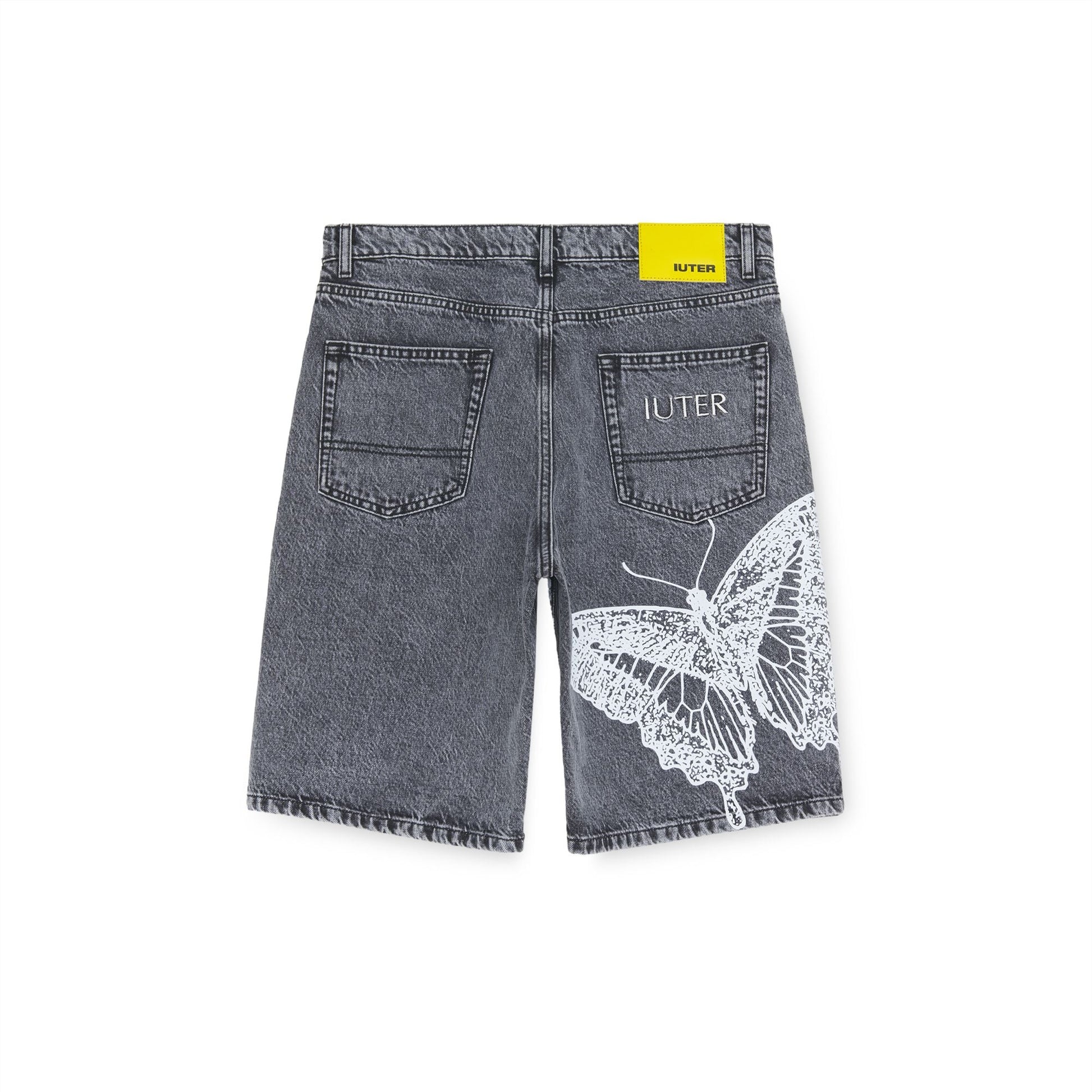 BUTTERFLY LOOSE DENIM SHORTS