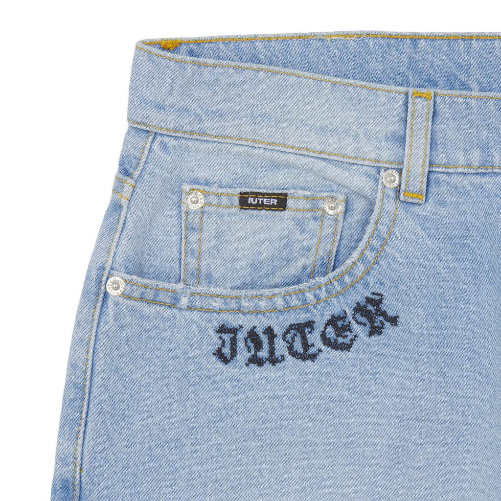 COURAGE BAGGY DENIM PANTS BLUEDST