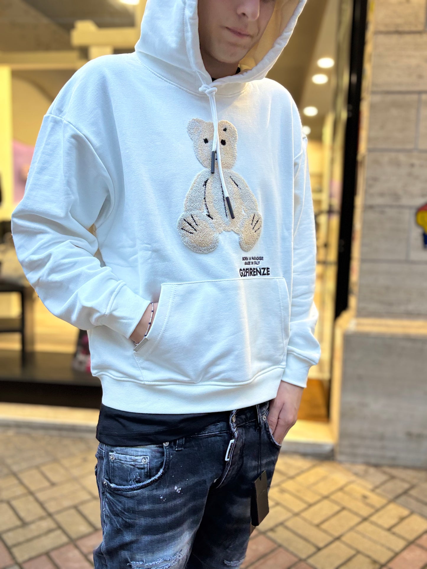 G2FIRENZE teddy hoodie