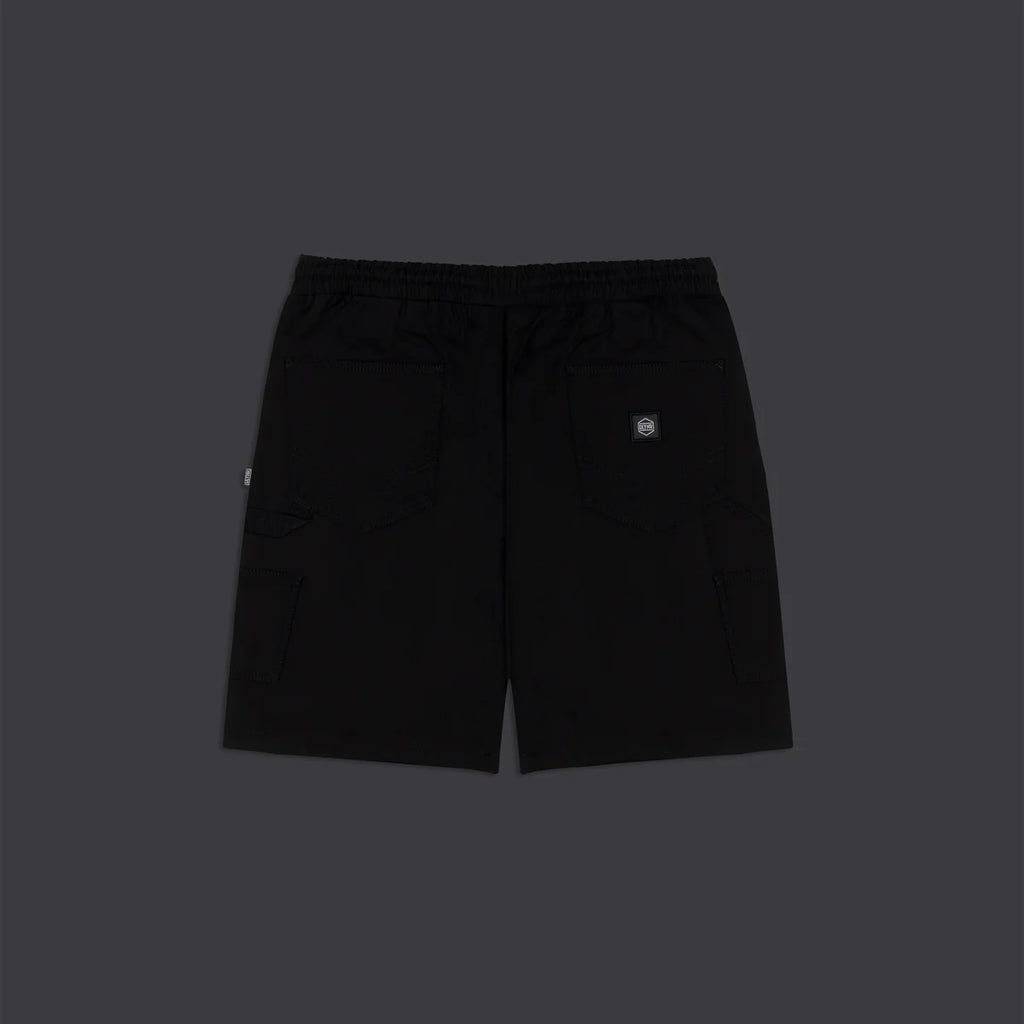 Canvas Easy Carpenter Shorts Black DOLLY NOIRE