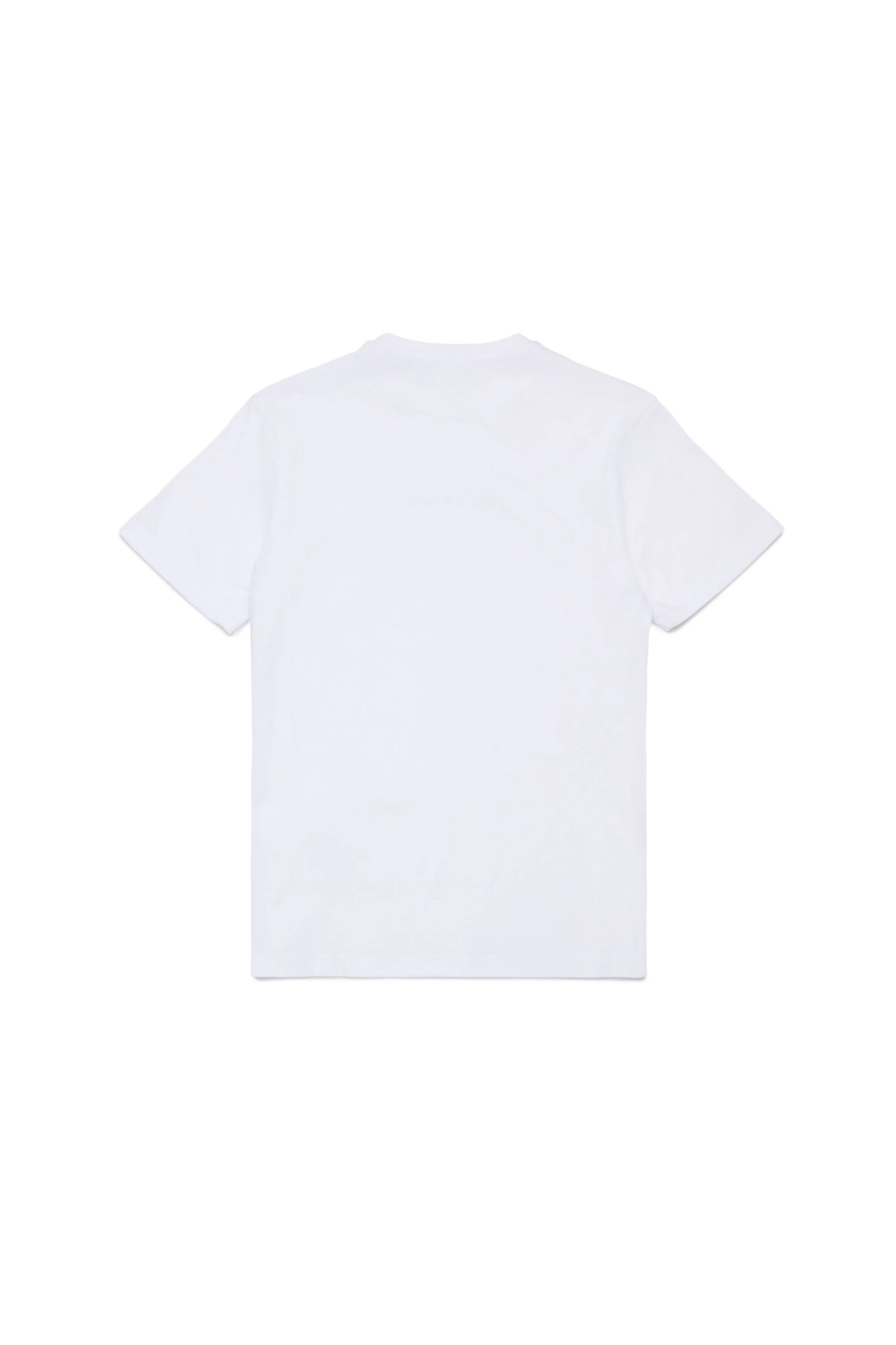 T-shirt con logo effetto gommato