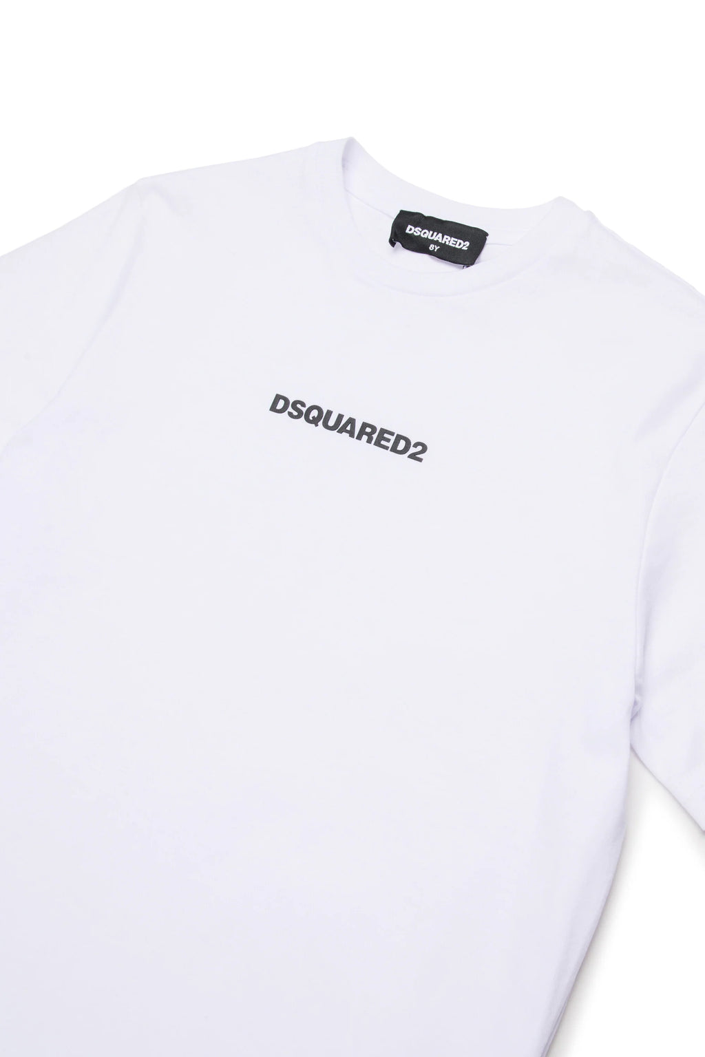 T-shirt con logo effetto gommato