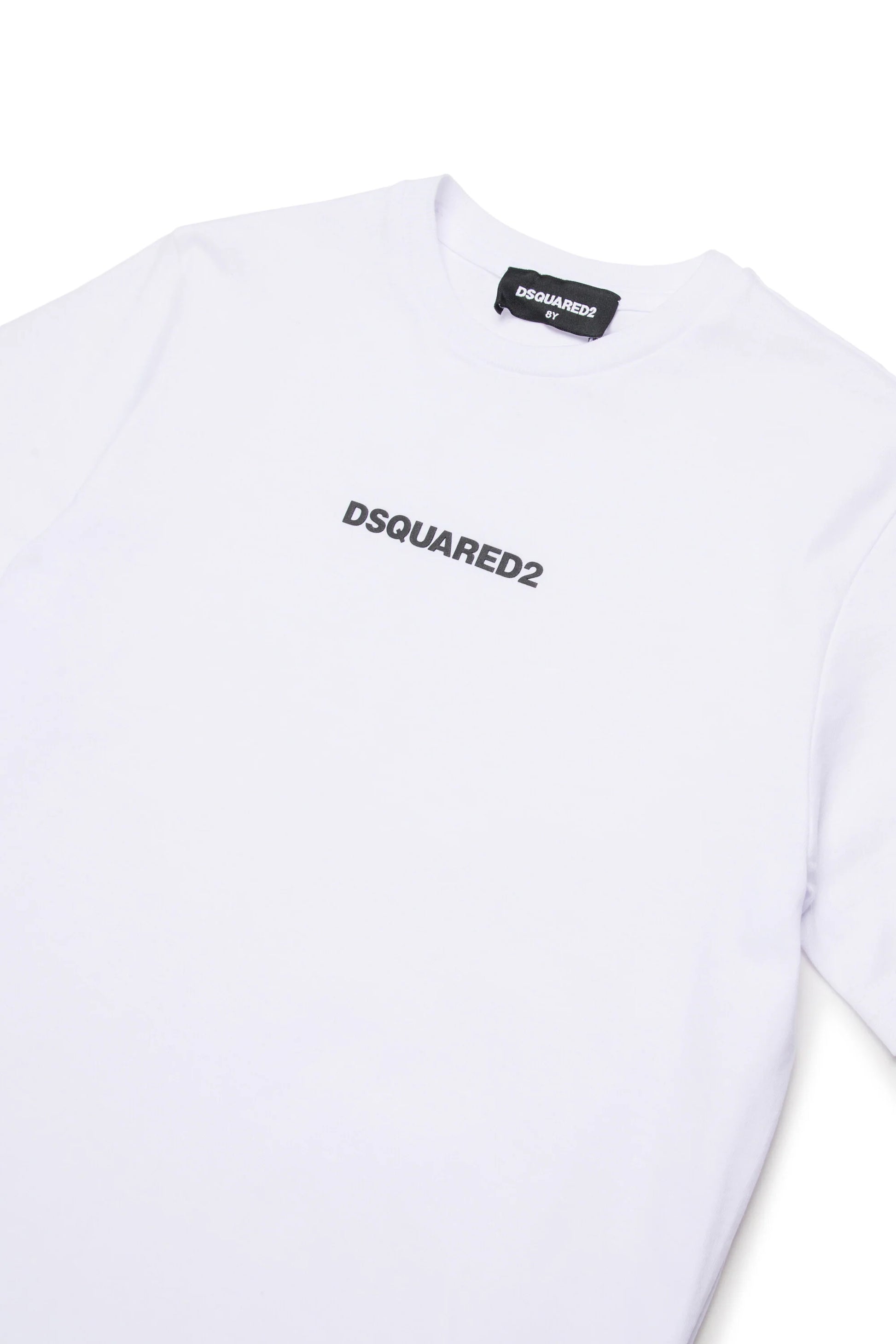T-shirt con logo effetto gommato