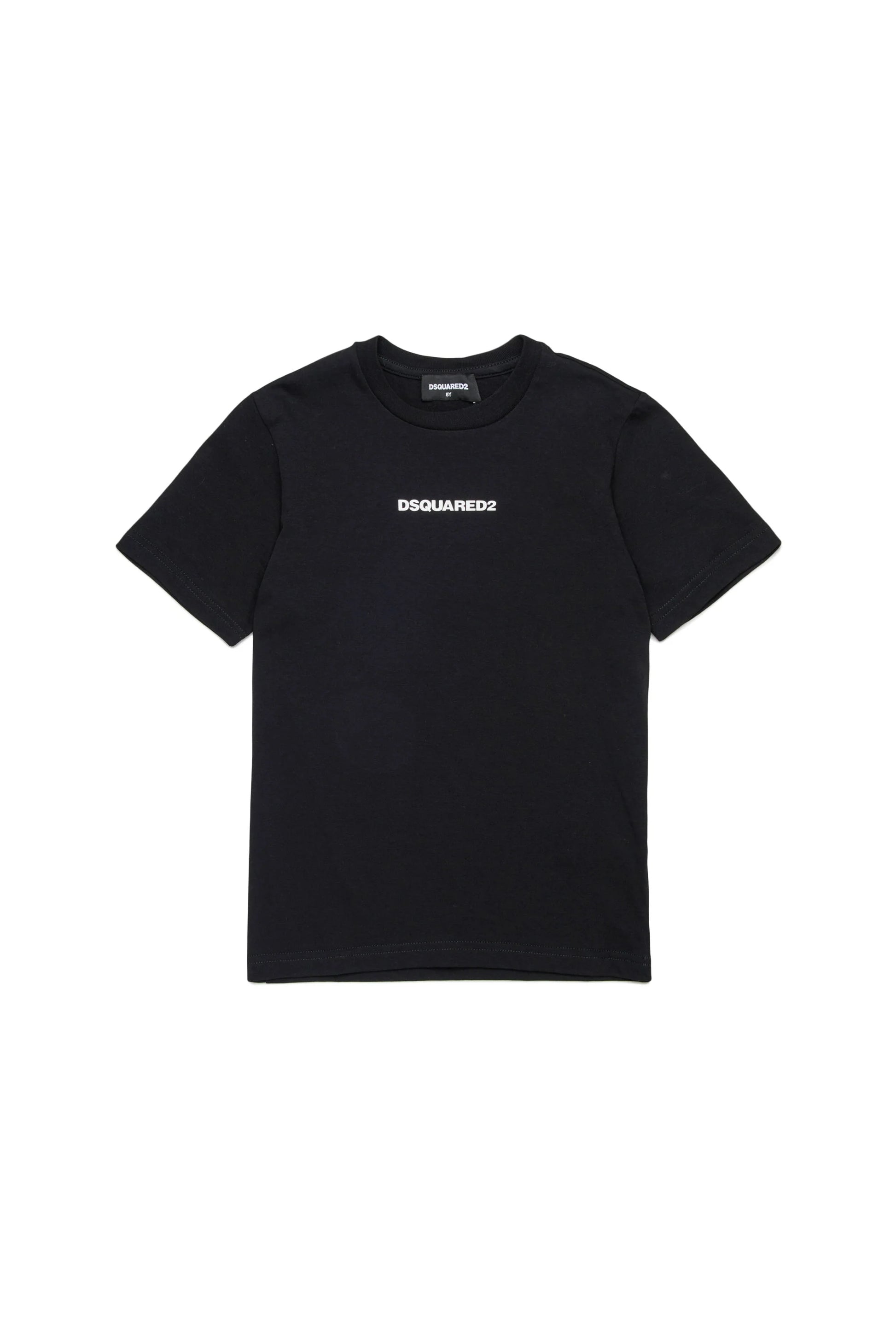 T-shirt con logo effetto gommato