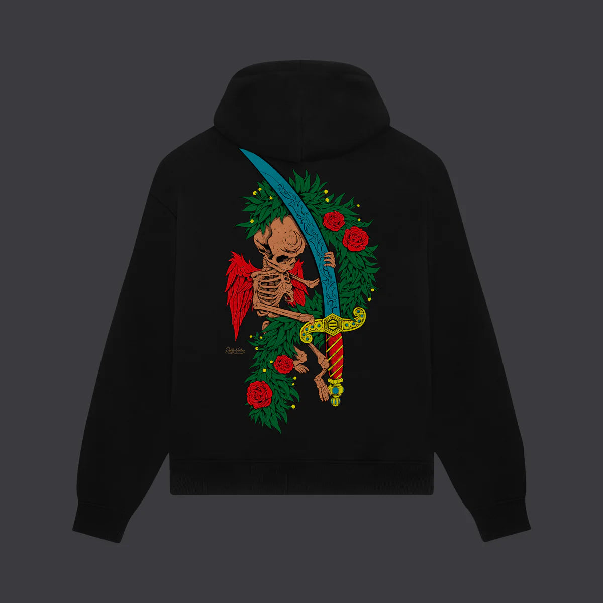 Asso di Spade Hoodie Black