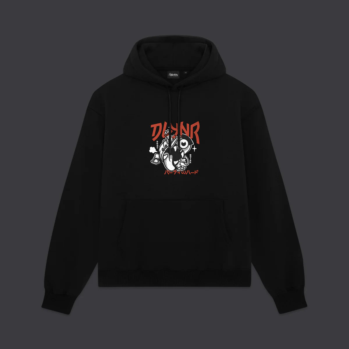 Yokai Snapback Hoodie Black