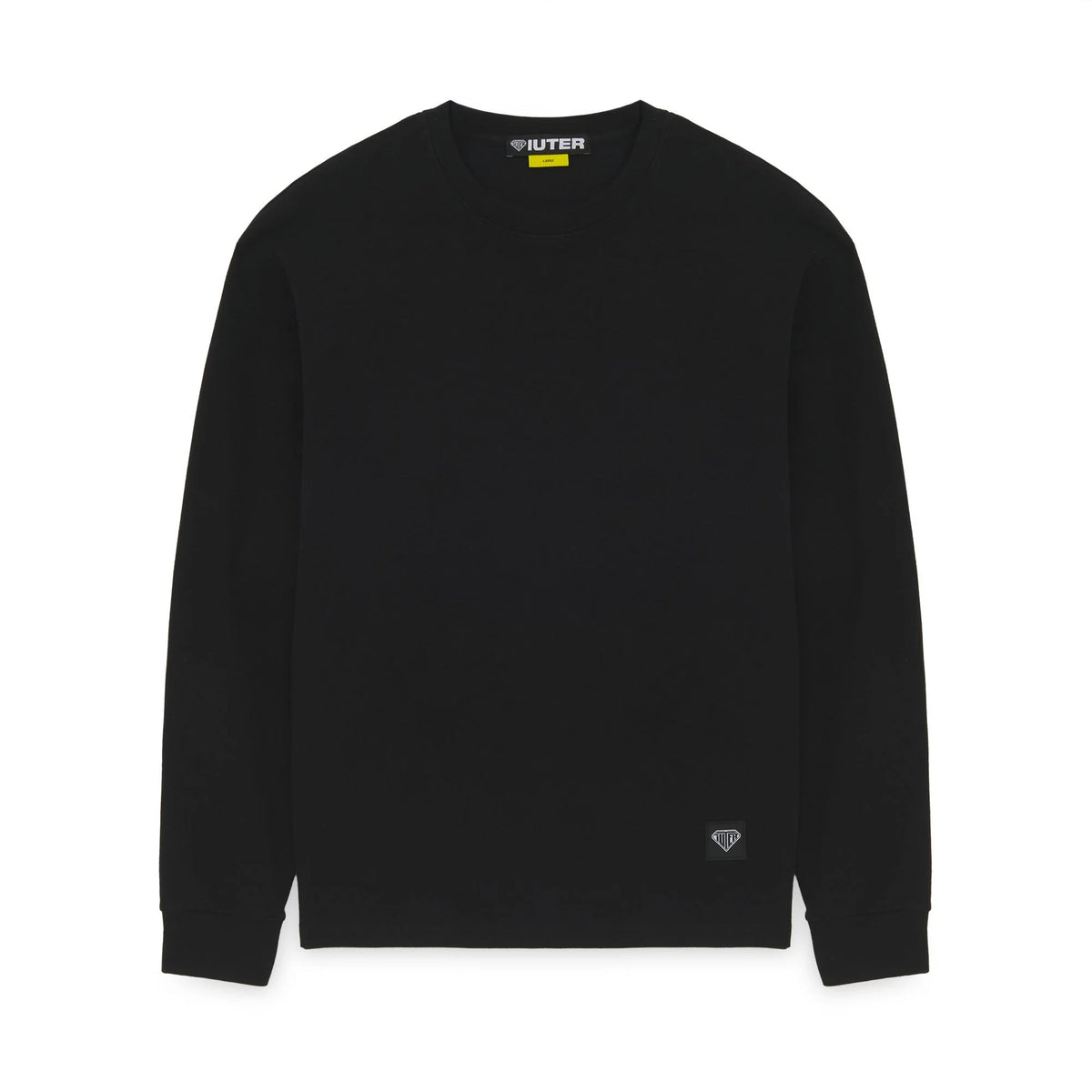 LABEL RIBBED LS TEE