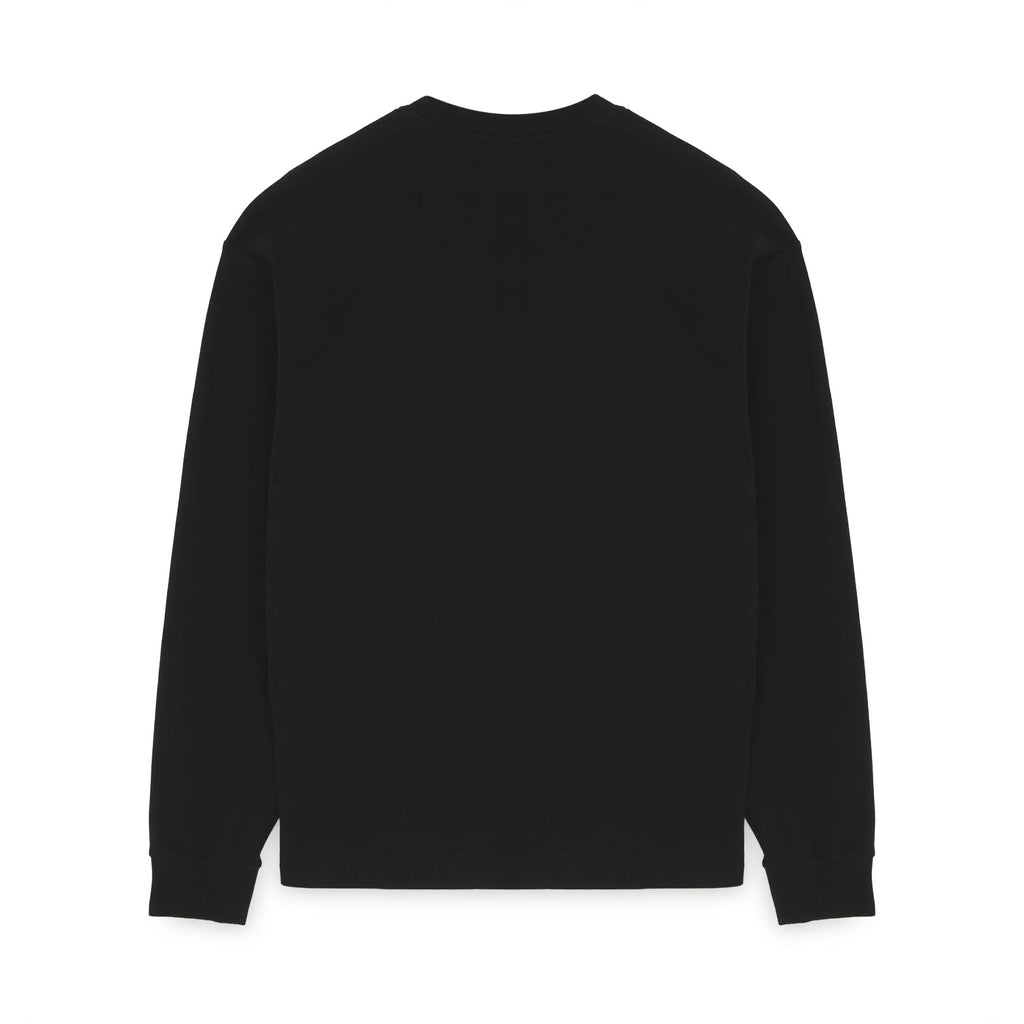LABEL RIBBED LS TEE