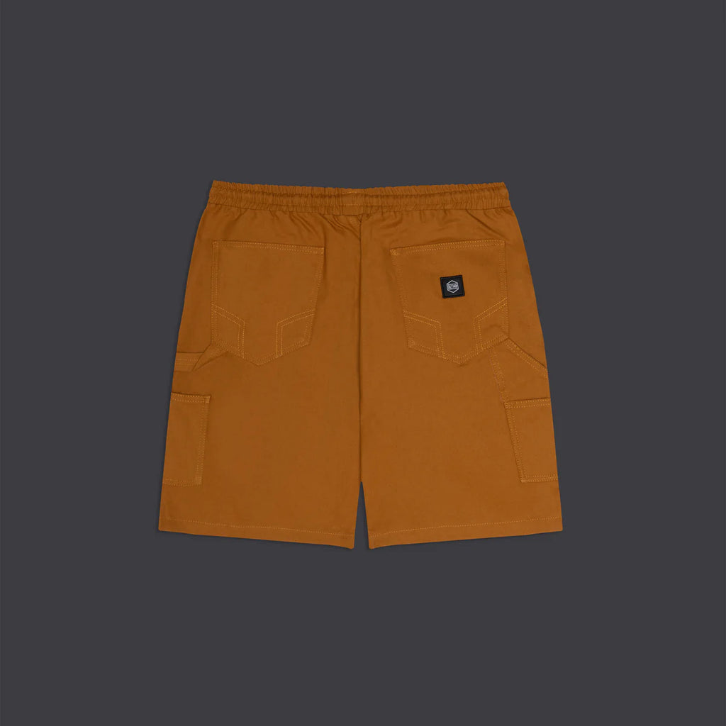 Canvas Easy Carpenter Shorts Caramel DOLLY NOIRE