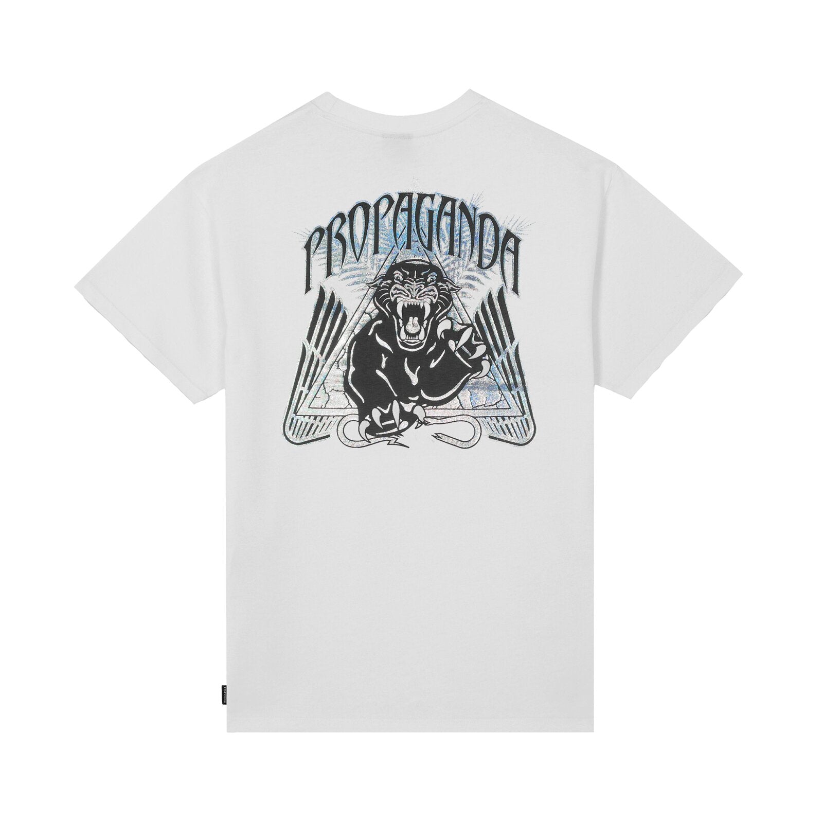 PROPAGANDA TRIANGLE PANTHER TEE WHITE