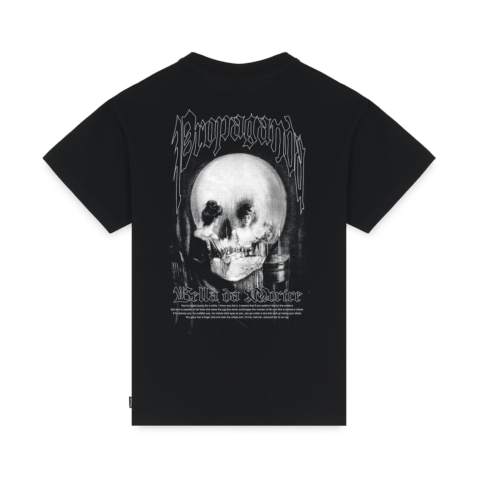 PROPAGANDA VANITY TEE BLACK