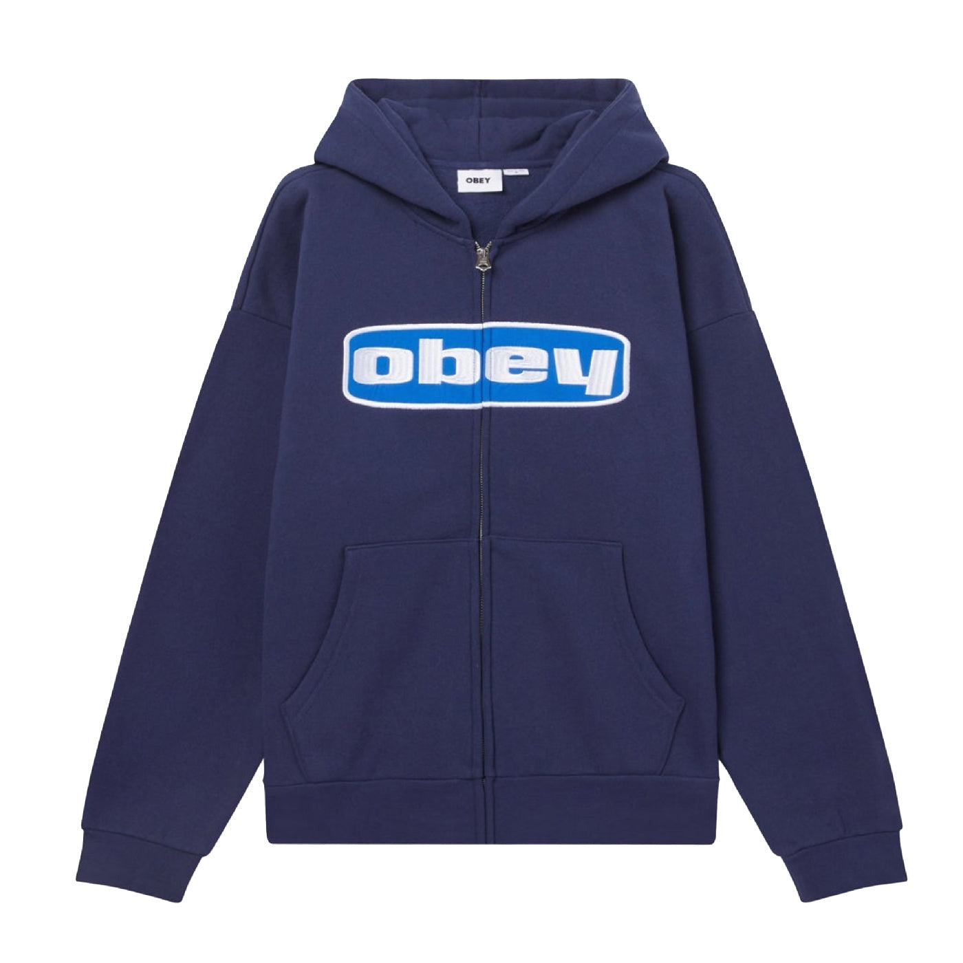Obey Boxed In Extra Heavy Zip Hoodie