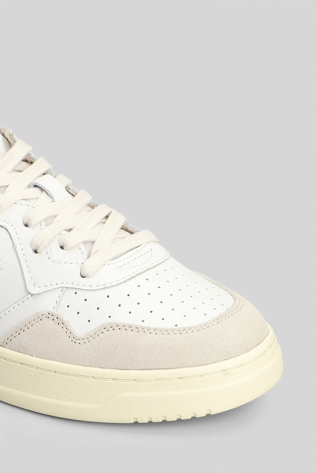 Autry SNEAKERS MEDALIST LOW IN PELLE E CAMOSCIO BIANCO
