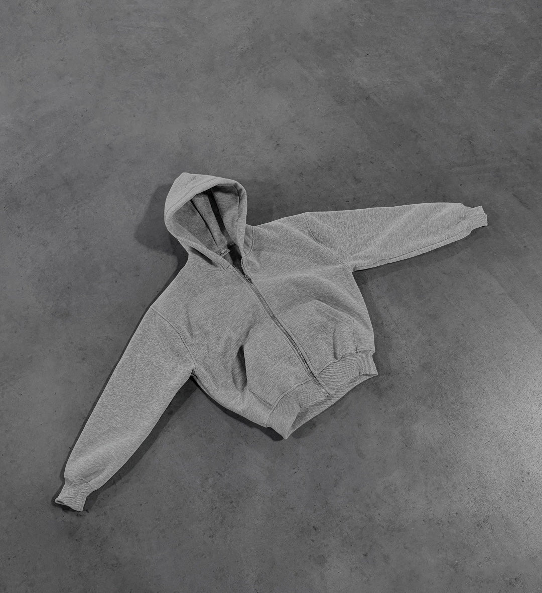 PERFECT Grey zip hoodie